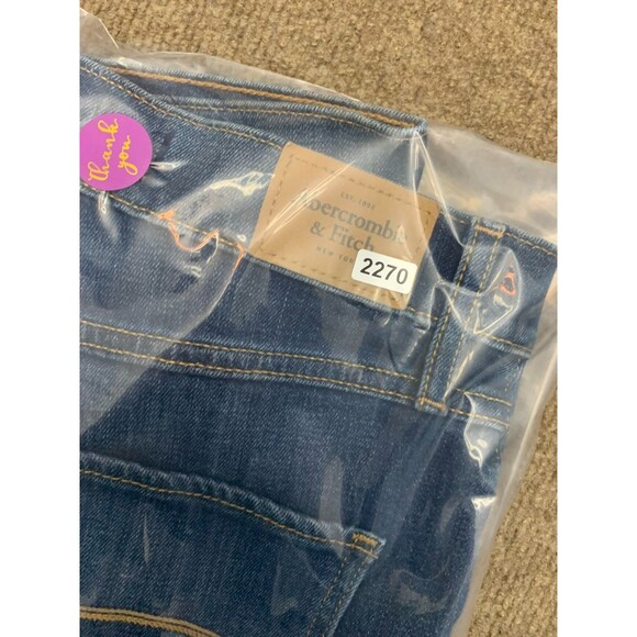 Abercrombie & Fitch Shorts Womens 2/26 Cutoff Rolled Hem Stretch Denim Boho - Picture 9 of 9